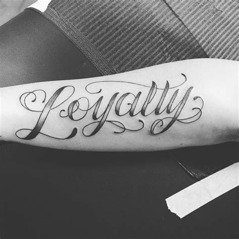 tattoos about loyalty